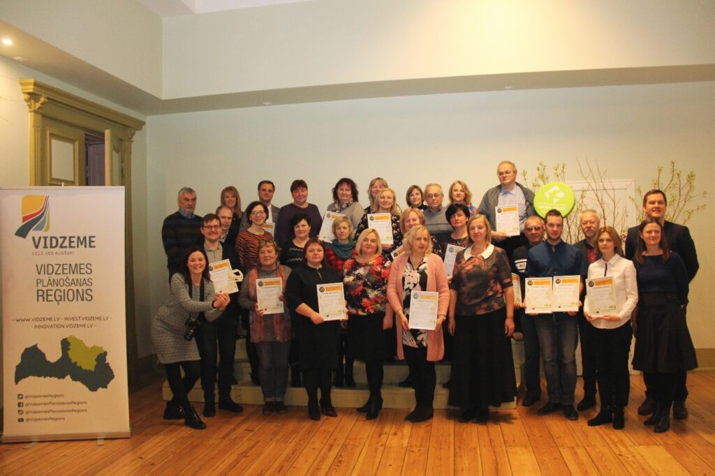 Award ceremony in Kocēni municipality