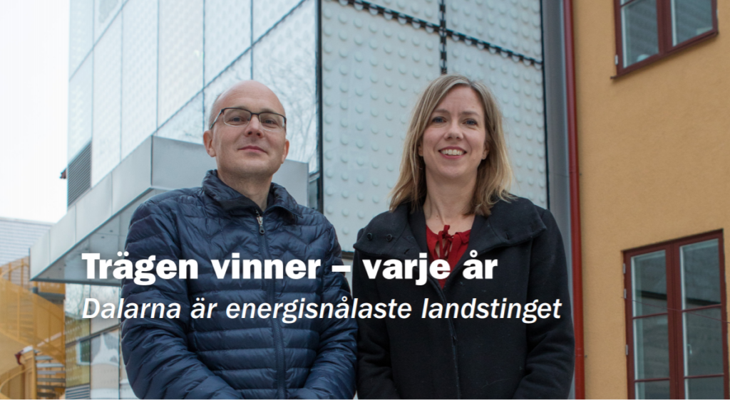 The county Council of Dalarna saves the most energy in Sweden